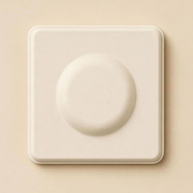 The back face of a double-side smooth insert: as smooth as the front